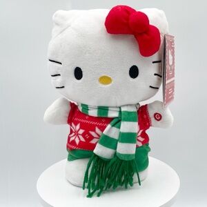 Hello Kitty Animated Waddler Side Stepper Christmas Plush Holiday Decor Sanrio